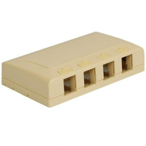 IC107SB4IV- SURFACE BOX- 4 PORT- IVORY BY ICC