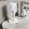thumbnail image 2 of Three In One Toothbrush Cup Holder Tooth Cup Toothpaste Storage Rack with Drainable Design for Efficient Bathroom Organization, 2 of 8