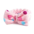 thumbnail image 6 of 6 Pcs Spa Headband, Bow Hair Band, Soft Coral Fleece Makeup Headband, Makeup Headband for Face Washing Shower Skin Care Yoga, 6 of 6