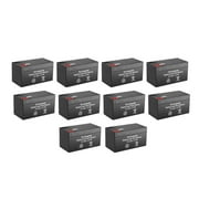 BatteryGuy EaglePicher CF-12V1.3 replacement 12V 1.2Ah battery - BatteryGuy brand equivalent (Qty of 10)