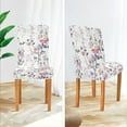 thumbnail image 3 of Yayeee 2 Pack Dining Chair Covers Stretch Parson Chairs Slipcovers Seat Protector, Purple Wildflowers, 3 of 6