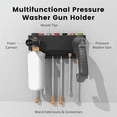 thumbnail image 4 of Pressure Washer Holder,Wall Mount Foam Cannon Holder,Tool Storage Rack for Pressure Washer Wand/Nozzle Tips, 4 of 7
