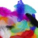 thumbnail image 4 of Cateissary Paquete de 100 delicadas plumas sueltas de satén de pollo para manualidades y bodas Kits de decoración para fiestas Color mezclado 5-10cm, 4 of 6