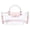 Pink, variant on Modisza Women Clear Bag for Stadium Approved Crossbody Purse Handbags Concerts Sports Events Shoulder Bags Water Proof Phone Pack Green