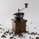 thumbnail image 2 of Molinillo de café,molinillo manual de molinillo de granos de café con ,molinillo de rueda vintage molinillos granos de ,pequeña máquina de molienda de madera de café de, 2 of 9