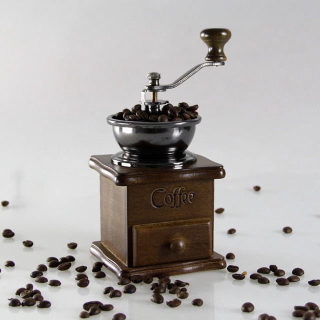 Molinillo de café BLESIY Retro Fresado Vintage Herramienta de Cafetera casera