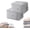 Gray, variant on 2 count Ultra Space Saving Self Compression Organizer, And -Proof Compression Storage Bag For / Comforters, Pillows, Bedding/Quilt, Blanket, Duvet (White, Large)