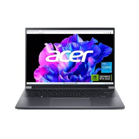 Acer Swift X 14 SFX14-71G-5911 Creator Laptop | 14.5" 2560 x 1600 (120Hz, 100% sRGB) | Intel i5-13500H | NVIDIA GeForce RTX 3050 Laptop GPU | 16GB LPDDR5 | 512GB Gen 4 SSD | Killer Wi-Fi 6E , Gray