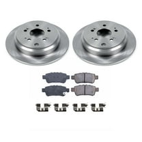 Ultimate Brakes Rear Ceramic Brake Pad and Rotor Kit with Hardware WM80131