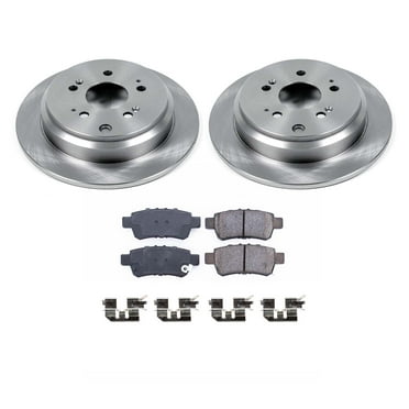 Ultimate Brakes Rear Ceramic Brake Pad and Rotor Kit with Hardware WM80131