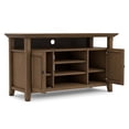 thumbnail image 5 of Simpli Home Amherst 54 inch Wide Solid Wood TV Stand in Rustic Natural Aged Brown For TVs up to 60 inches, 5 of 12