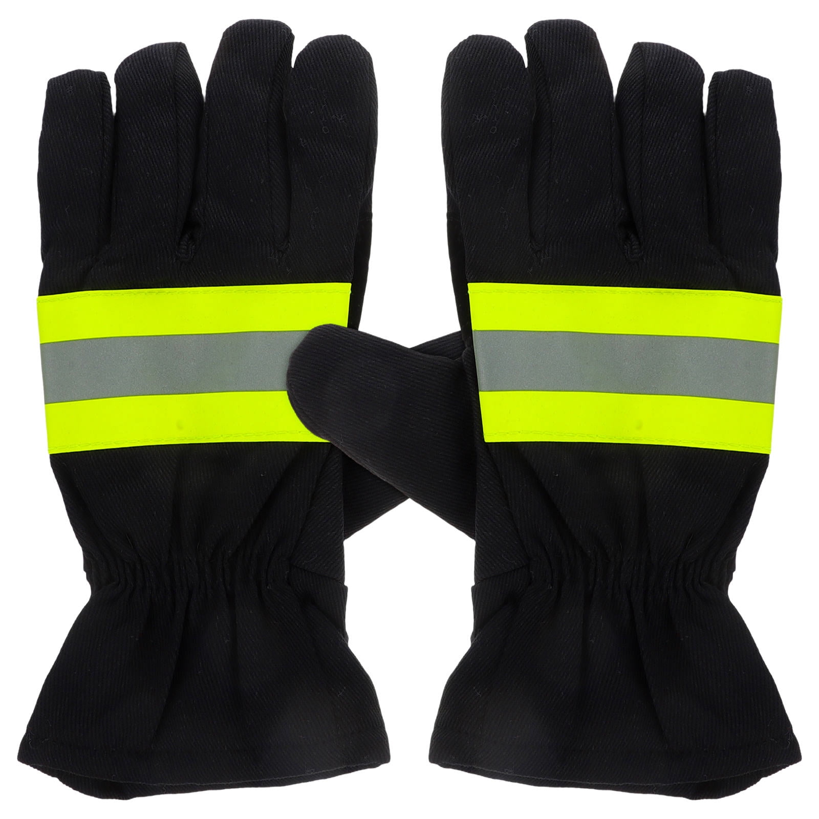 YOSADIER 1Pair Flexible Firefighter Work Gloves Protective Cotton Gloves with Heat Insulation