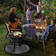 thumbnail image 2 of Silicone Fireproof Fire Pit Mat, Fire Pit High Temp Mat With Storage Bag, Deck Defender, Under Grill Mat, Bbq Mat 30 * 30 inch, 2 of 5