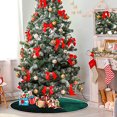 thumbnail image 4 of Falda para árbol de Navidad xigua Hunter Green, 120 cm de diámetro, 4 of 6
