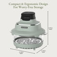 thumbnail image 4 of MAGNIFIQUE Olive Color Air Fryer with Two Replaceable Glass Pots, 4.5QT & 2.5QT, Air Crisper with Air Fry, Bake, Re-Crisp & MaxCrisp Settings, 4 of 9