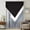 Gray Black, variant on Abstract Blue Black Sheer Curtains 108" Extra Long for Living Room, Modern Geometric Color Blocks Light Filtering Privacy Drapes, Breathable Semi Sheer Window Treatment for Floor to Ceiling Window
