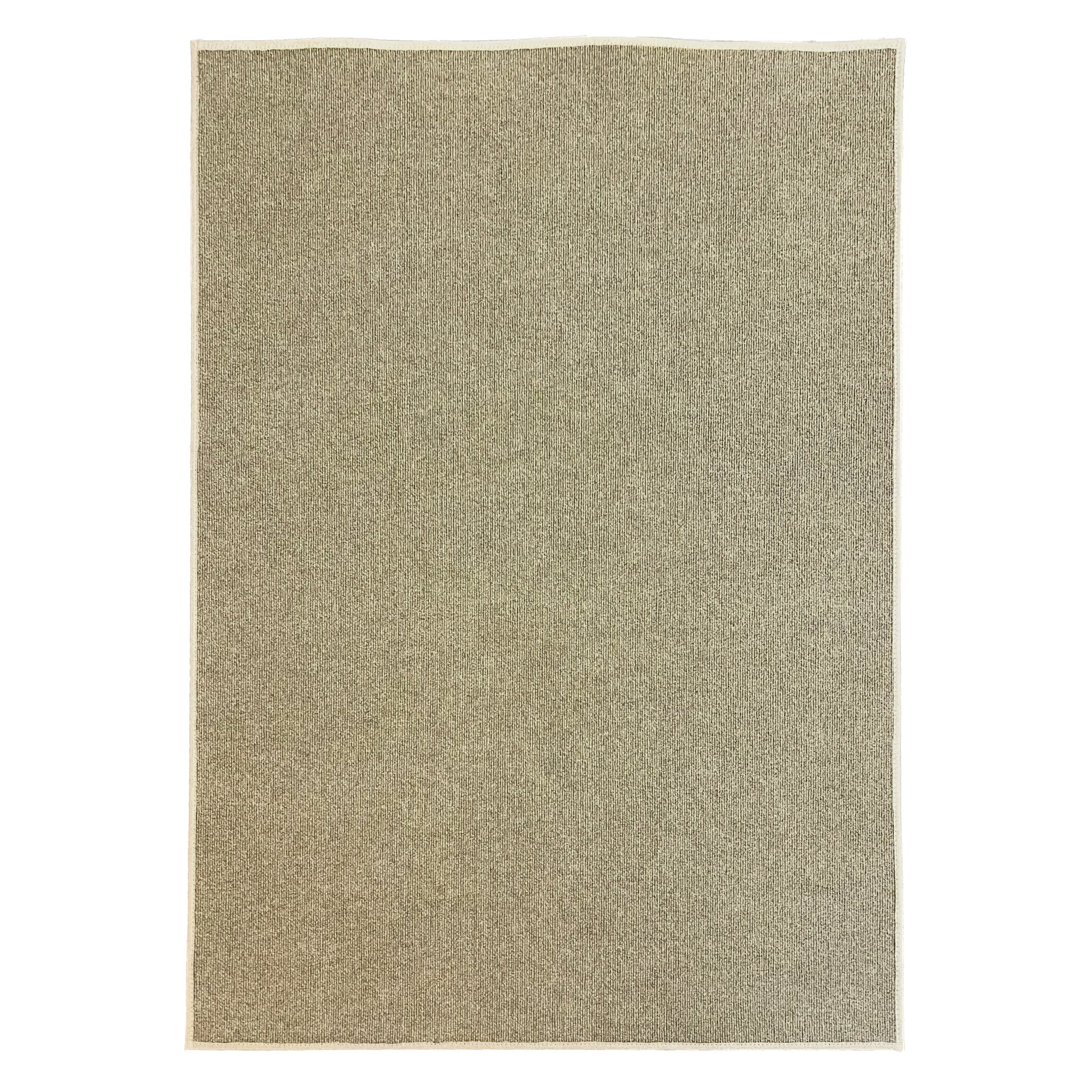 Koeckritz Rugs 6' x 12' Premium Ribbed Indoor/Outdoor Area Rug Quick Dry, Lightweight, Taupe