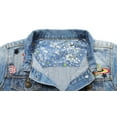 thumbnail image 3 of KIDSCOOL SPACE Little Girl Flower Embroidered Jean Outfits Jacket 10T, 3 of 6