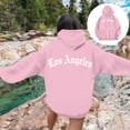 thumbnail image 5 of CFLVAEK Oversized Hoodies for Women Loose Long Sleeve Fall Hoodie Sweatshirts Fashion Drawstring Hooded Pullovers with Pockets Pink M, 5 of 10