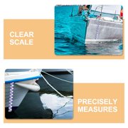 UPKOCH 2Pack Water Depth Measurement Ruler Coated Sticker for Tidal Observation in Boats Pools