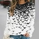 thumbnail image 5 of Ailaofu Spooky Season Sweatshirts Halloween Sweatshirt Women - Halloween Graphic Crewneck Tops Casual, 5 of 5