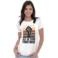 thumbnail image 3 of All in This Together Social Justice Womens Slim Fit Graphic Tee Brisco Brands S, 3 of 5