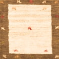 thumbnail image 1 of Ahgly Company Indoor Square Abstract Orange Contemporary Area Rugs, 3' Square, 1 of 1