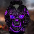 thumbnail image 4 of Sudadera con capucha y cremallera vintage para hombre, estampado de calaveras, chaqueta de moda con estampado 3D, tendencia informal de calle, ropa de otoño e invierno para hombre, 4 of 4