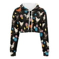 thumbnail image 2 of Suhoaziia Graphic Cropped Hoodies Y2K Workout Hooded Sweatshirt Comfort Rooster Blouse Tops Outfit Active Outdoor Outwear Preppy Hem Hoodies 4XL Comfortable Pullover Hoodie, 2 of 6