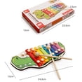 thumbnail image 2 of Offres Cyber et Lundi 2023 Jouets Xylophone Instruments de Musique Jouet une Octave de Notes avec Maillets Sûrs pour Enfants Jouets pour Filles Garçons 3-6 Ans, 2 of 8