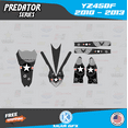 thumbnail image 4 of Kalair GFX Graphics Kit for Yamaha YZ450F (2010-2013) Predator Series, 4 of 5
