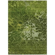 Addison Rugs Chantille ACN652 Olive 2'6" x 3'10" Indoor Outdoor Area Rug, Easy Clean, Machine Washable, Non Shedding, Bedroom, Entry, Living Room, Dining Room, Kitchen, Patio Rug