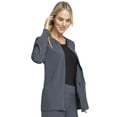 thumbnail image 4 of Infinity Cherokee Zip Front Womens Scrub Jacket 4-way Stretch with Lightweight, Superior Performance and Comfort - CK370A, 4 of 5