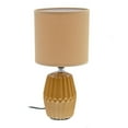 thumbnail image 1 of Ceramic Table Lamp With Shade Meridian Yellow, 1 of 3