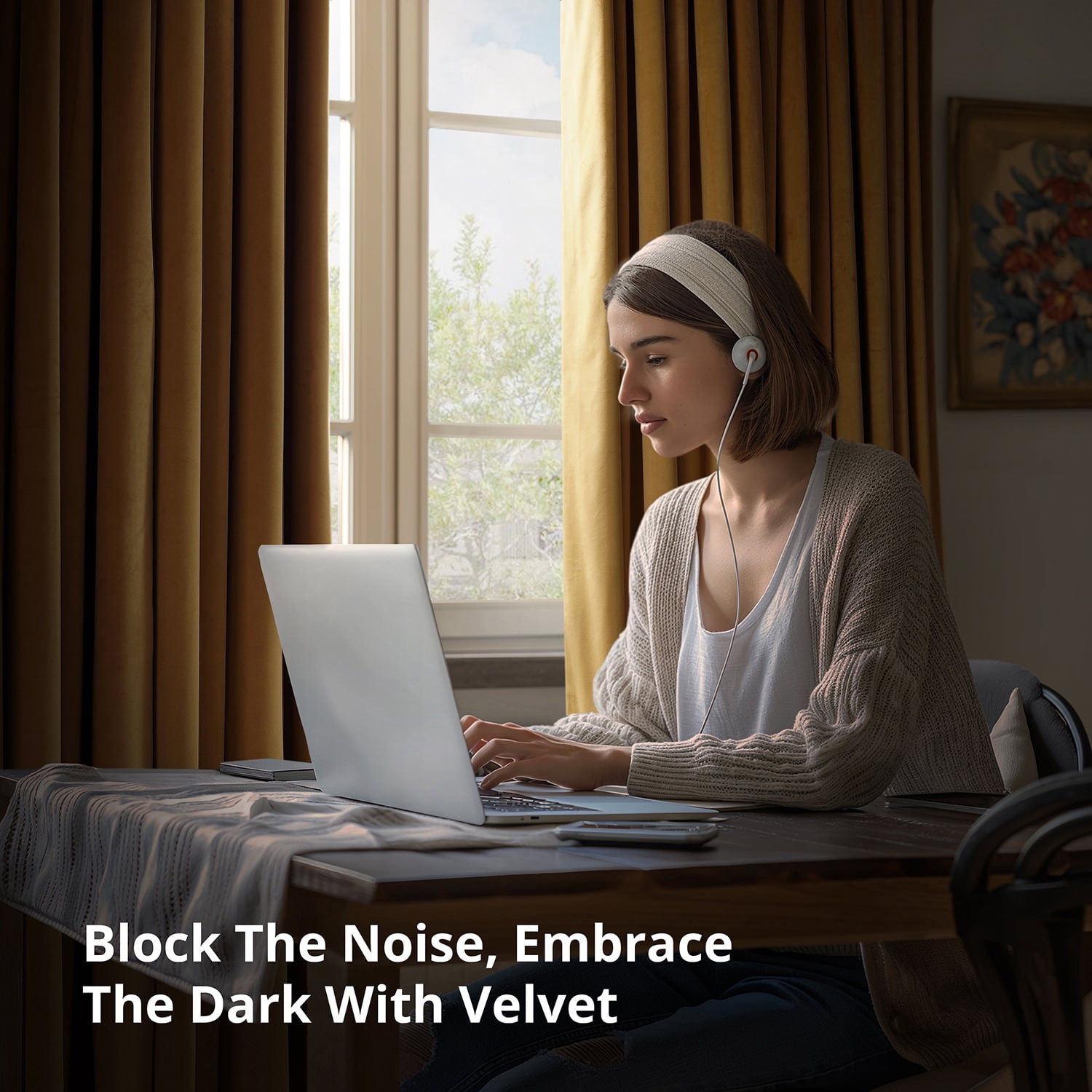 Half Price Drapes Signature Amber Extra Wide Velvet Blackout Curtains (1 Panel), 100WX 108L