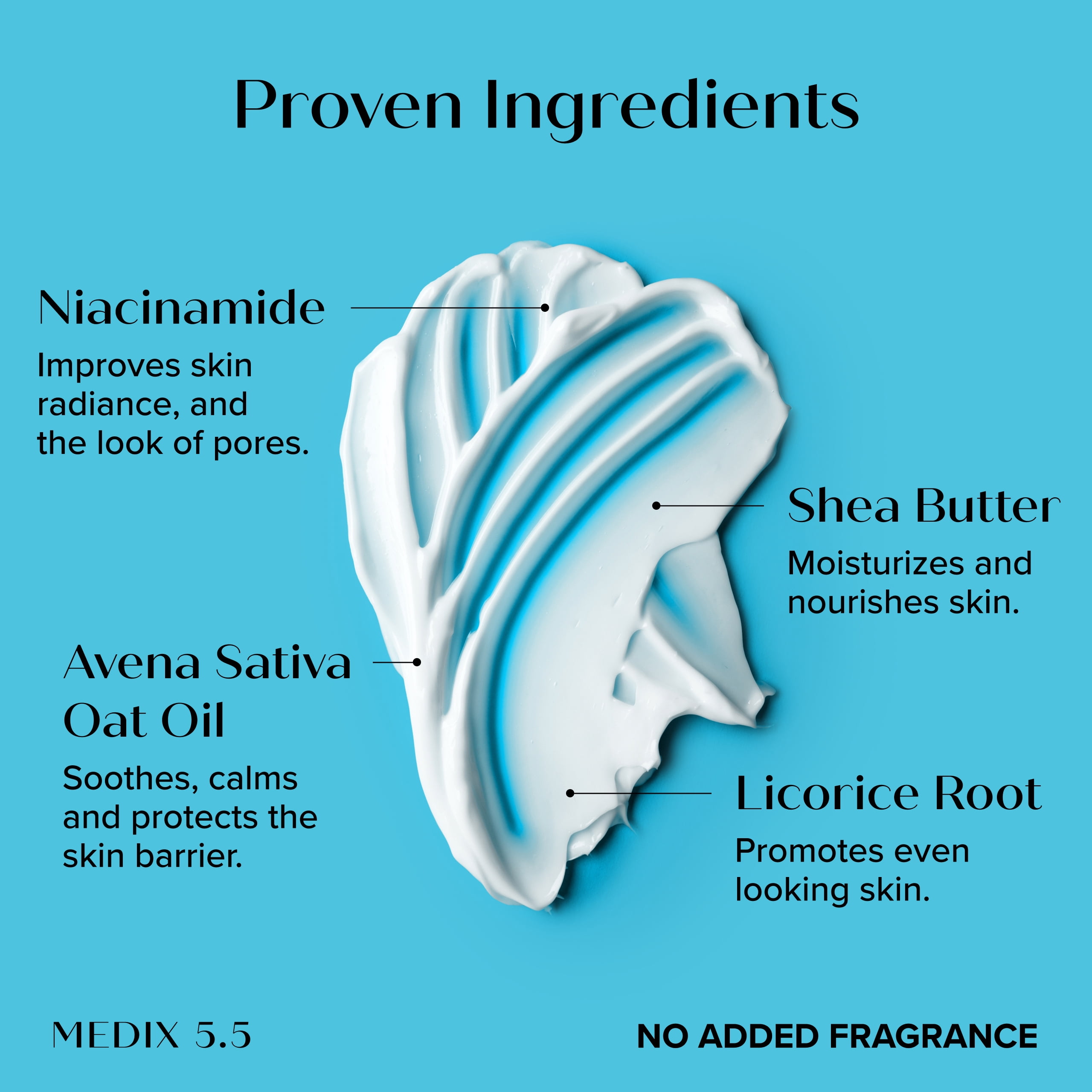 Medix 5.5, Body Cream, 15 Fl Oz, Fragrance Free Nourishing