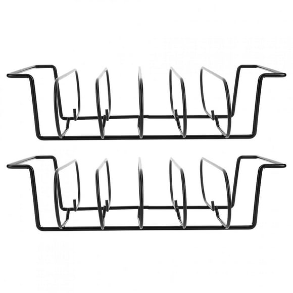nobrands Barbecue Rack Grill 2Pcs Iron Non?Stick Barbecue Grill Steak Roasting Rack Kitchen Outdoor BBQ Accessory