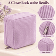 thumbnail image 4 of HJuyYuah Period Pouches for Teen Girls, Sanitary Napkin Storage Bag, Portable Organizer for Women Girls, Discreet Travel Menstrual Pad Case with Zipper for School Office, 4 of 7