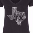 thumbnail image 4 of Inktastic Houston Texas Women's V-Neck T-Shirt, 4 of 5