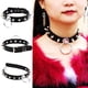 thumbnail image 2 of Collar de cuero con anillo redondo y personalidad exagerada, estilo europeo y americano, con remaches y correa de cuello con pinchos para tiroteos callejeros en discotecas, 2 of 6