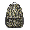 thumbnail image 1 of Cute Vintage Boho Daisy Backpack - Durable & Ergonomic with Adjustable Shoulder Straps, 1 of 6