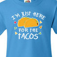 thumbnail image 4 of Inktastic Im Just Here For The Tacos Cinco De Mayo Youth T-Shirt, 4 of 5