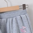 thumbnail image 5 of Gubotare Girls Clothing Sets Girls' Clothing Set Print Crop Top Hoodies Sweatpants 2 Piece Outfits Kids Sweatsuit Tracksuit Jogger Set Size 9-10 (Gray,9-10 Years), 5 of 9