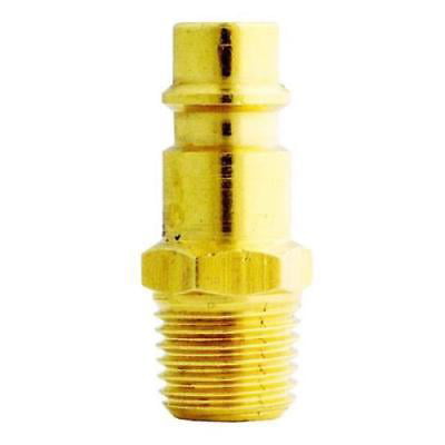 1/4 in V-Style Coupler Plug Kit NPT High Flow Air Compressor Tool Brass Fitting 