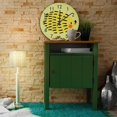 thumbnail image 4 of SKYSONIC Wooden Round Wall Clock Abstract Cartoon Hedgehog Non Ticking Battery Operated Clocks for Home Office Living Room Bedroom, 4 of 6