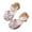 Pink, variant on ZHOGXU Kids Girls Summer Sandals With Adjustable Straps Pearl Rhinestone Butterfly Design Closed Toe Fashion Princess Flat Shoes For Everyday Wear,Black,1-1.5 Years