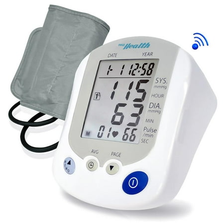 PYLE-HEALTH PHBPB20 - Bluetooth Blood Pressure Monitor with Downloadable Health Tracking (Best Battery Health App)