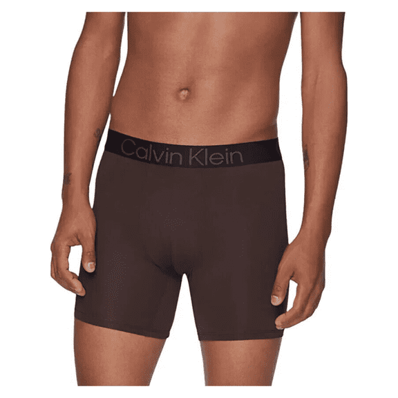 Calvin Klein Men's Flex Natural Boxer Brief, Woodland, Medium