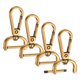 thumbnail image 1 of Ganchos de Clasp Giratorio Uxcell [4pcs] - Ganchos de Clip para Llaveros para Fabricación de Llaveros - [Dorado - 1.89 IN] Clip de Anillo en D de Aleación de Zinc para Hardware de Cordón, 1 of 6