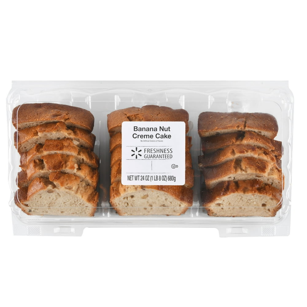 Freshness Guaranteed Banana Nut Sliced Creme Cake, 24 oz
